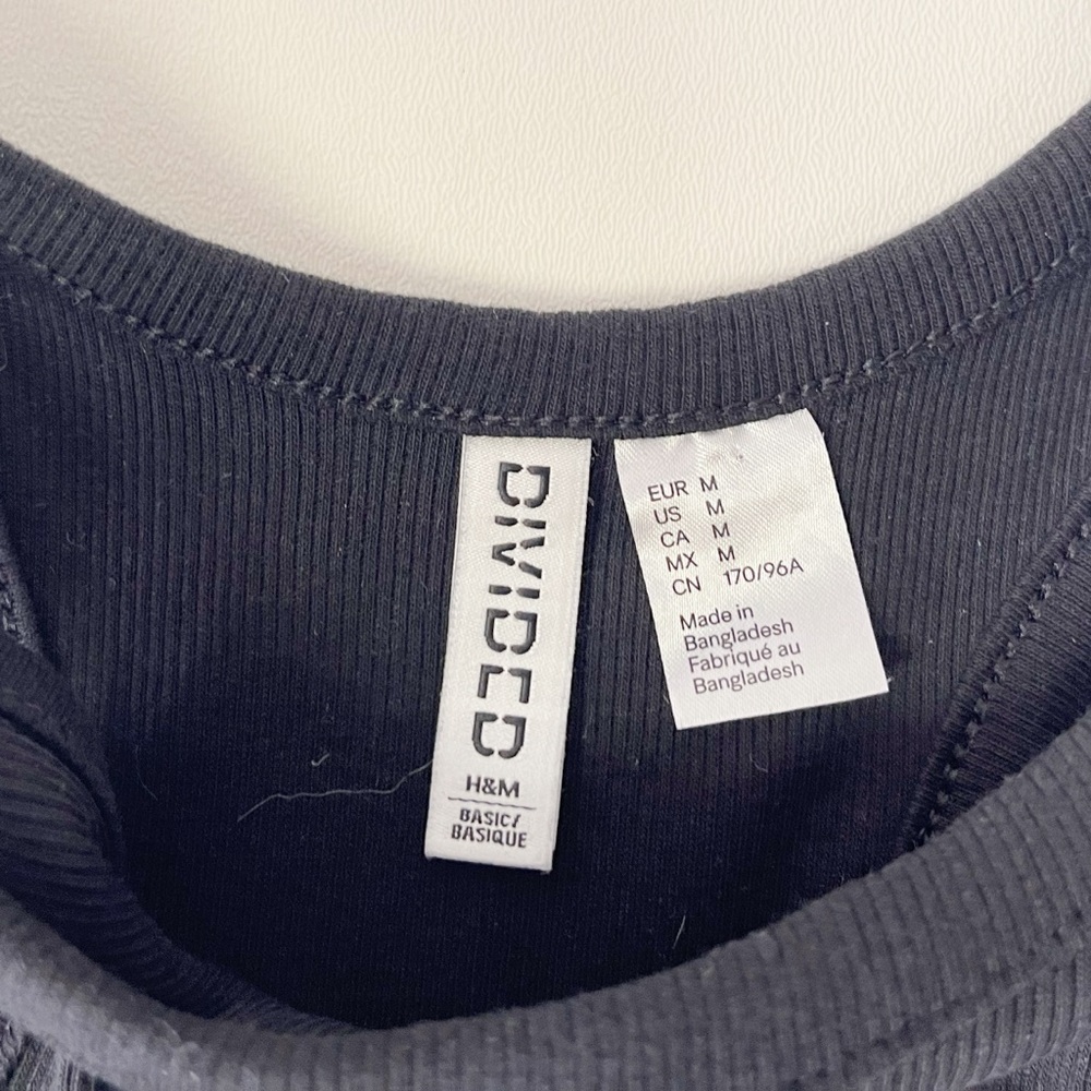 Divided by H&M Cropped Racerback Tank Top - Picture 5 of 8